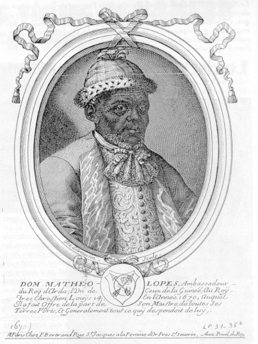 Don Matheo Lopez, ambassador of Allada to the court of Louis XIV in France