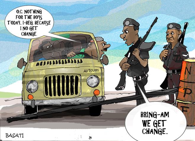2010_Nigeria Police Cartoon by Basati