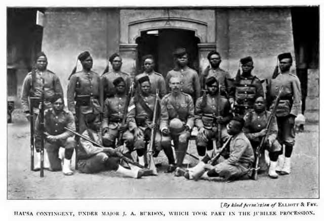 Hausa soldiers and officer 2